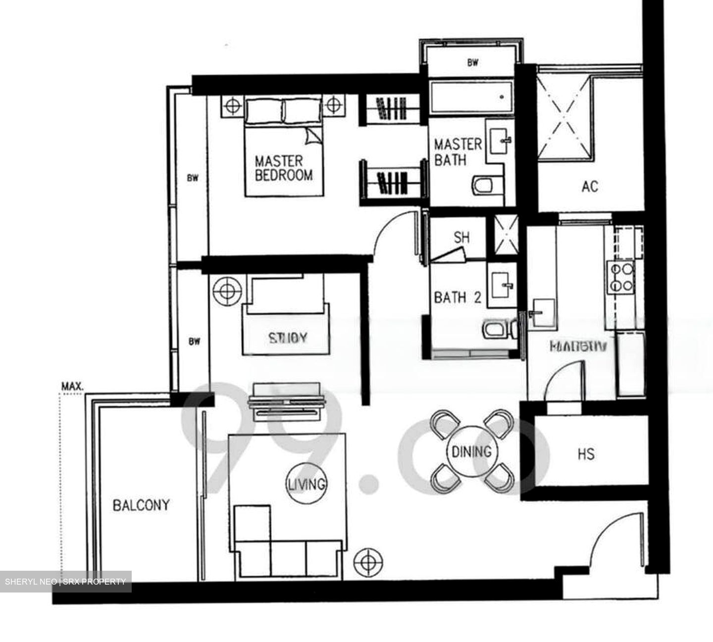 Concourse Skyline (D7), Apartment #483545181